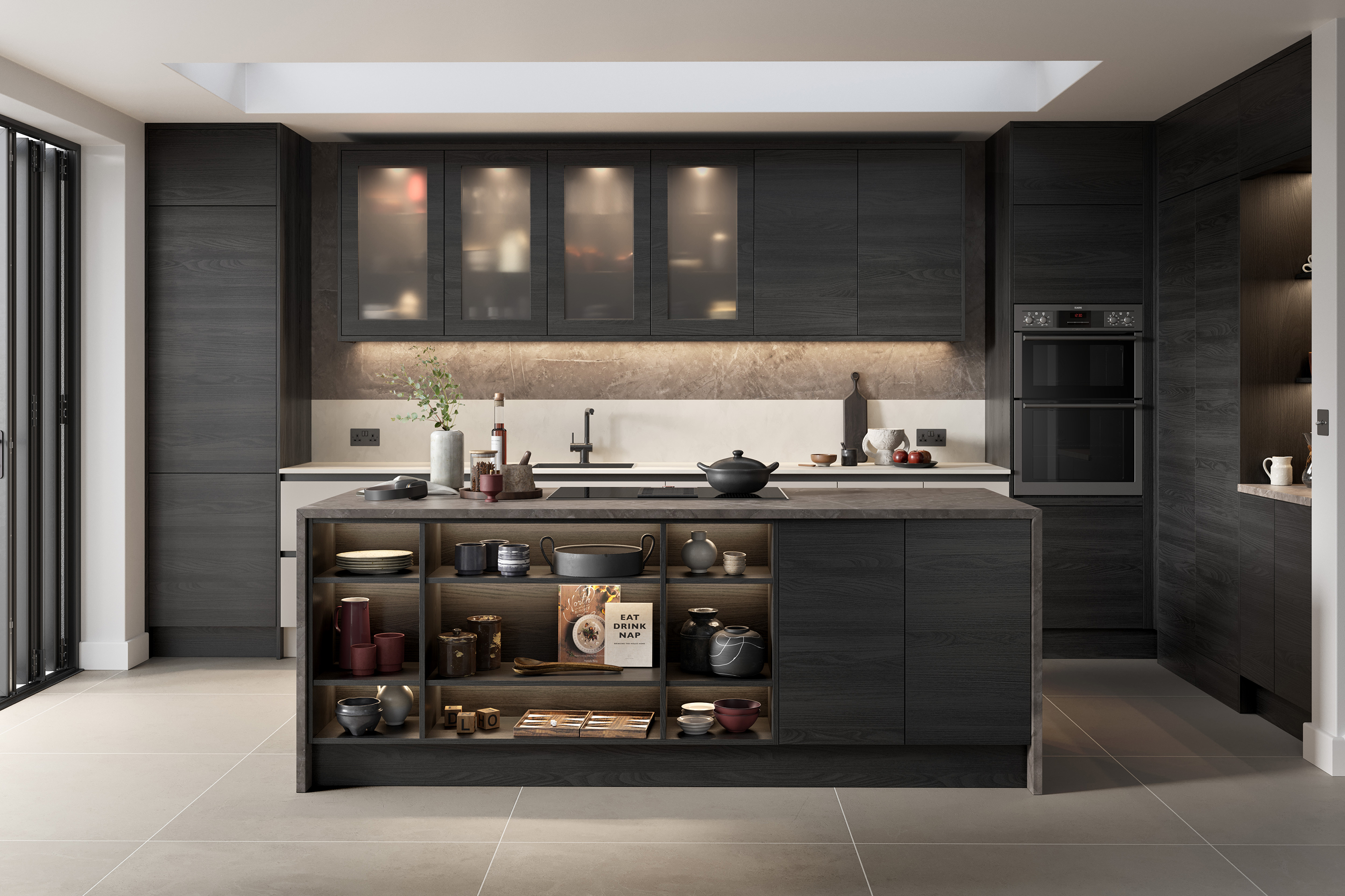 Tavola - Hacienda Black and Zola Soft Matte Light Grey