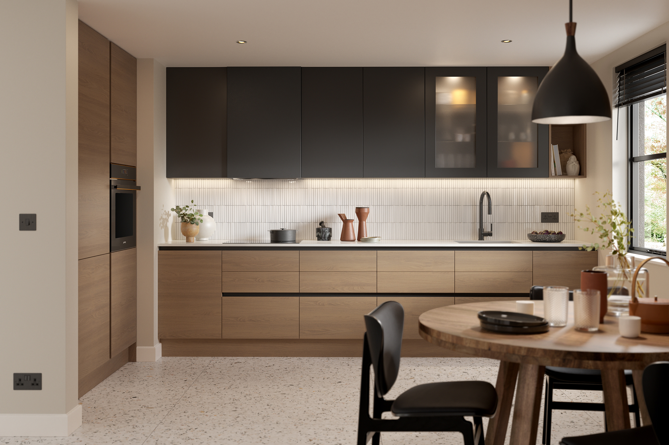 Tavola - Parched Oak and Zola Matte Graphite