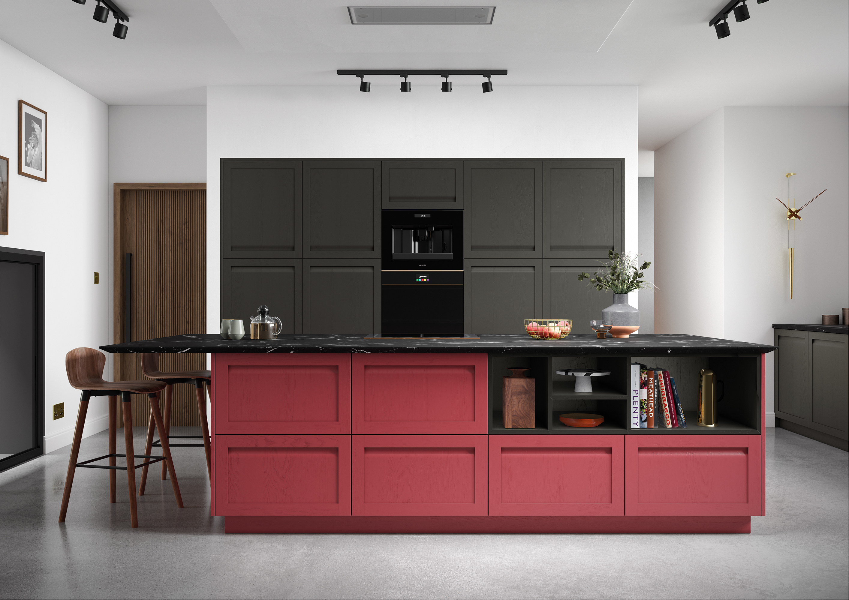 Harborne - Graphite and CMS Chicory Red