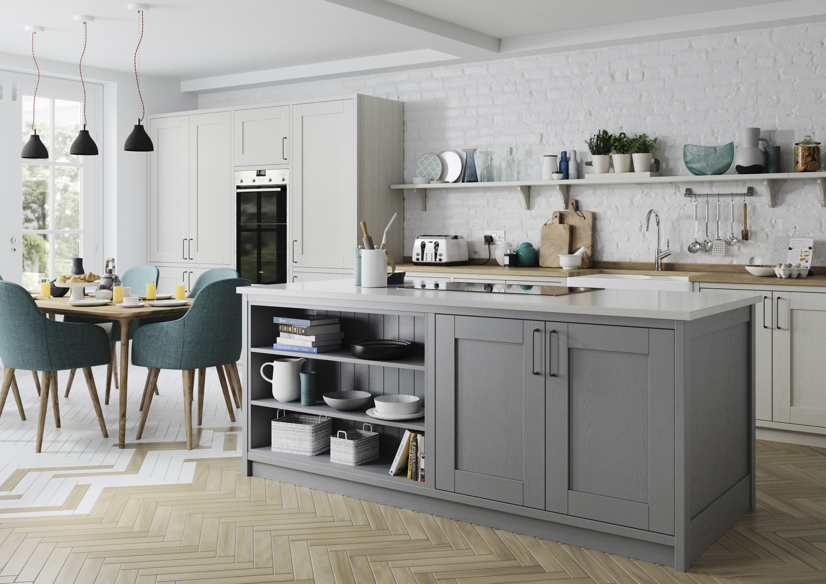 Madison - Light Grey and Dust Grey