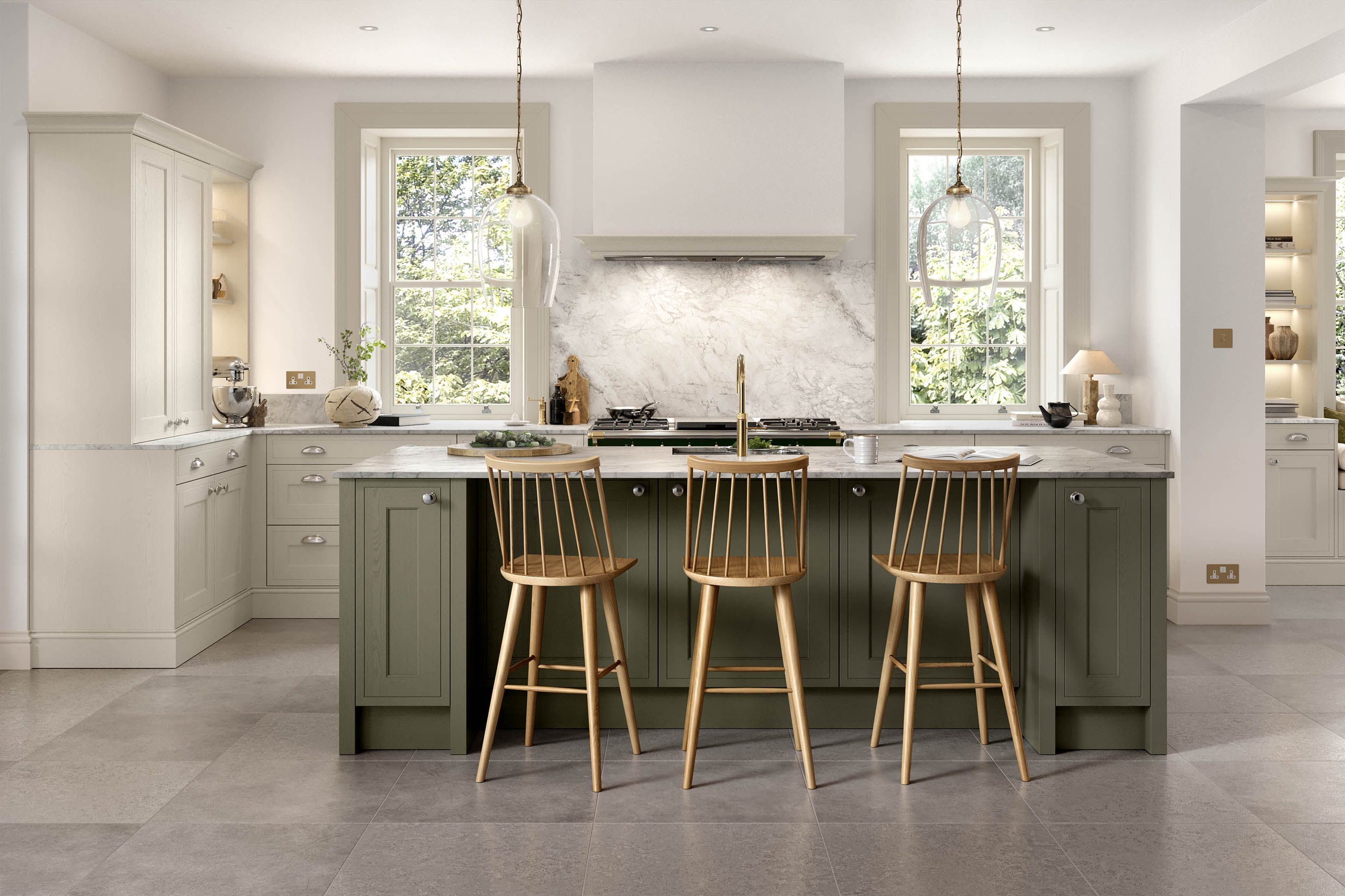 Winslow - Taupe Grey and Willow
