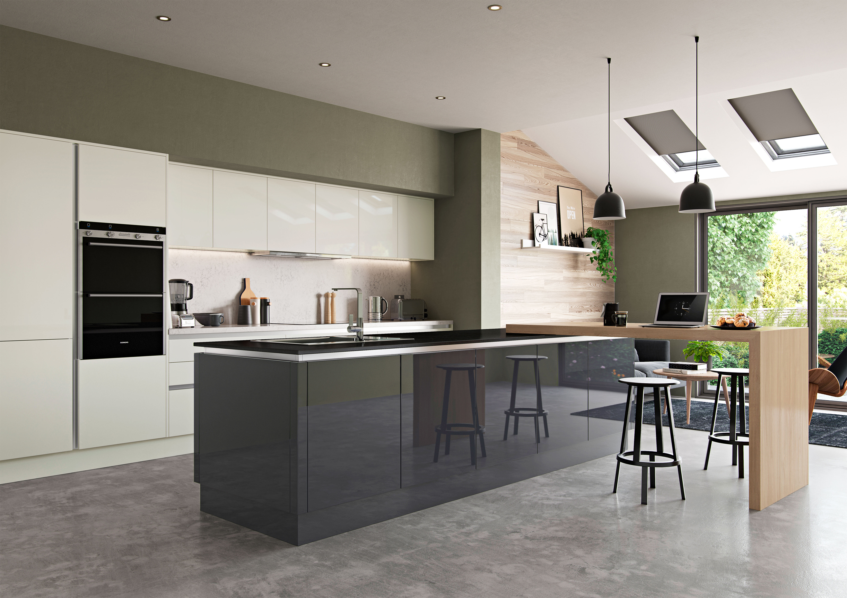 Zola Gloss - Porcelain and Graphite