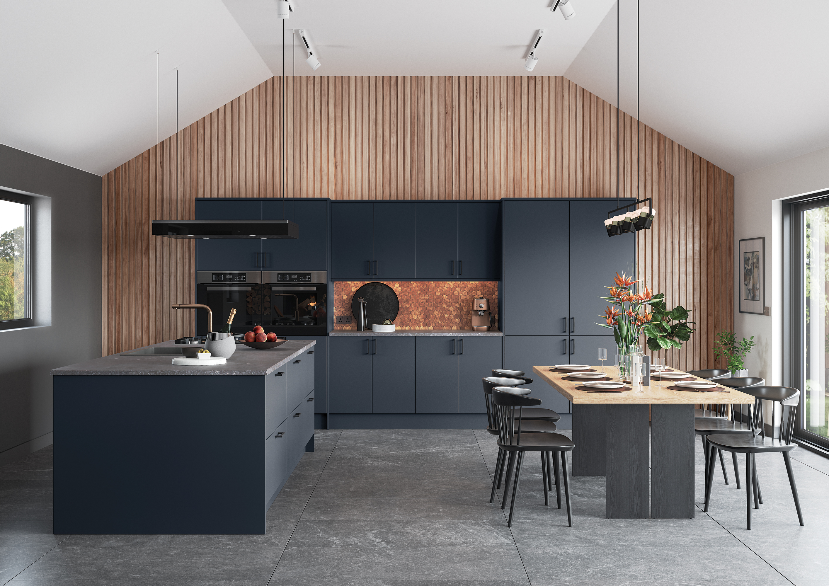 Zola Matte - Slate Blue