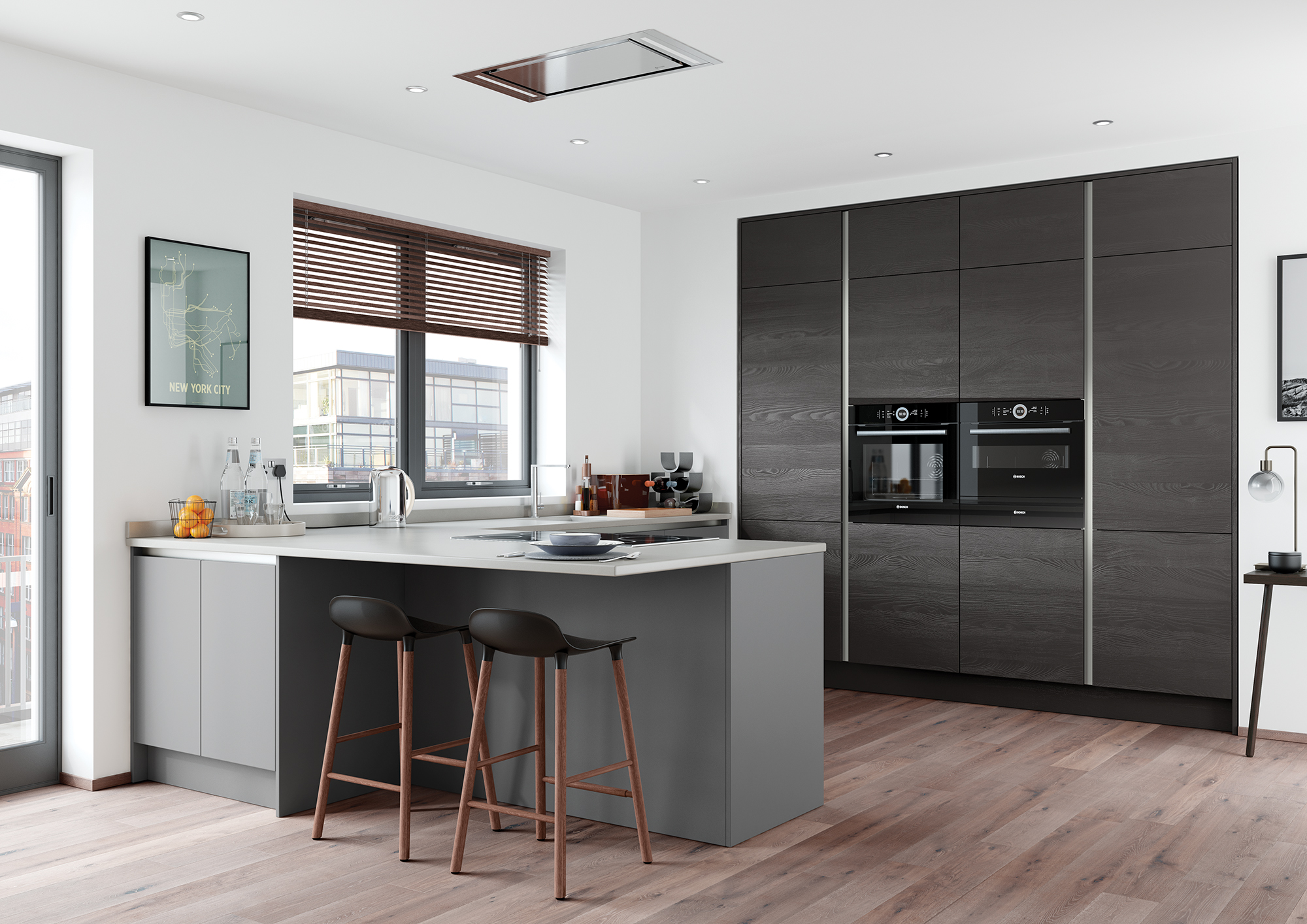 Zola Soft-Matte - Dust Grey and Tavola Hacienda Black
